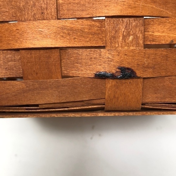 VINTAGE 1989 Longaberger Rich Brown Berry Basket - Picture 4 of 10